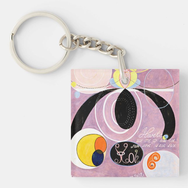 Hilma af Klint - The Ten Largest, No. 06 Key Ring (Front)
