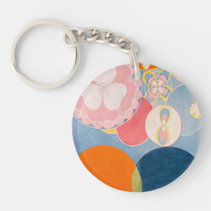 Hilma af Klint - The Ten Largest, No. 2, Childhood Key Ring