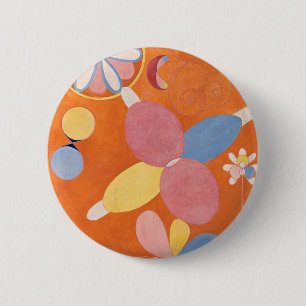Hilma af Klint The Ten Largest No._4 6 Cm Round Badge