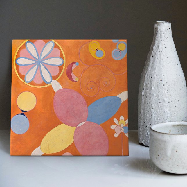 Hilma Af Klint The Ten Largest No. 4 Abstract Ceramic Tile (Creator Uploaded)