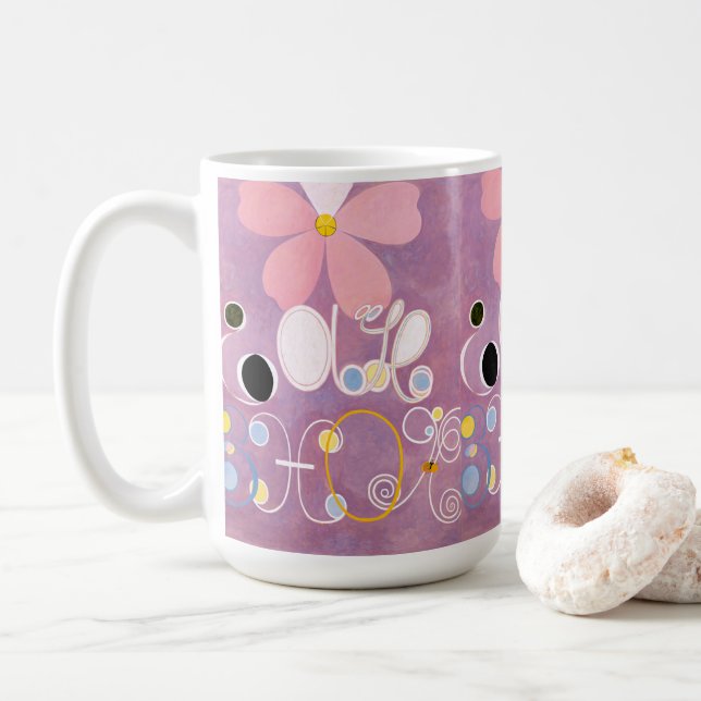 Hilma af Klint - The Ten Largest No. 5 Coffee Mug (With Donut)