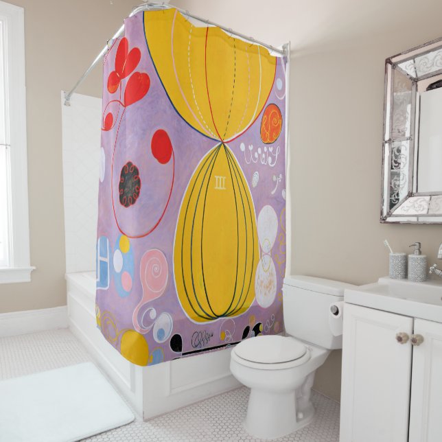 Hilma af Klint - The Ten Largest No. 7 Shower Curtain (In Situ)