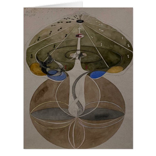 Hilma Af Klint, Tree Of Knowledge No2 Abstract Art (Front)