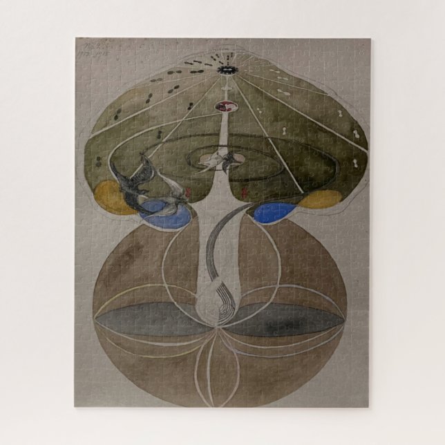 Hilma Af Klint, Tree Of Knowledge No2 Abstract Art Jigsaw Puzzle (Vertical)