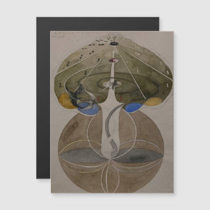 Hilma Af Klint, Tree Of Knowledge No2 Abstract Art Magnetic Invitation