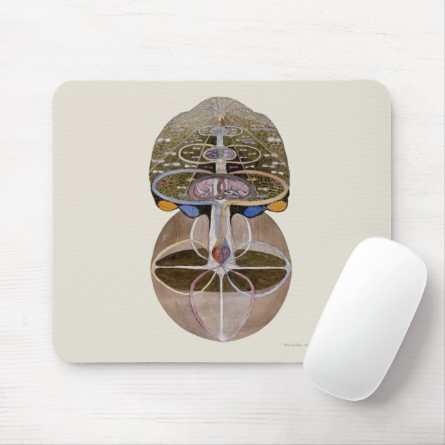 Hilma af Klint - Tree of Knowledge, No. 1 Mouse Pad (With Mouse)