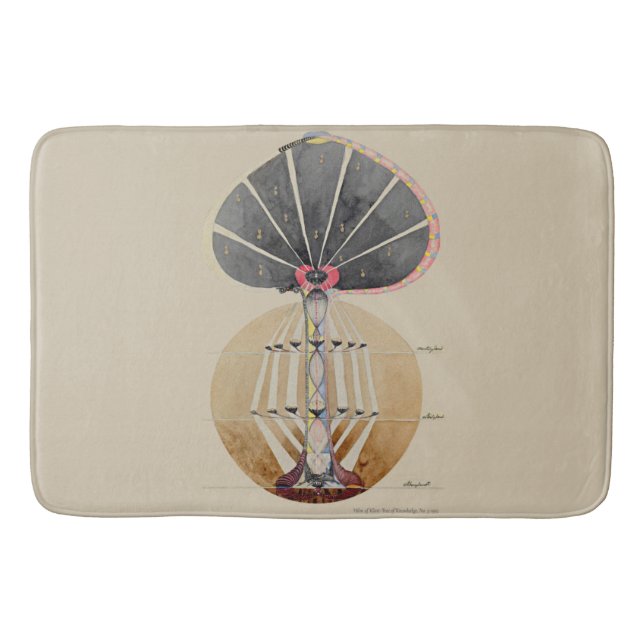 Hilma af Klint - Tree of Knowledge, No. 3 Bath Mat (Front)