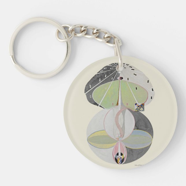 Hilma af Klint - Tree of Knowledge, No. 5 Key Ring (Front)