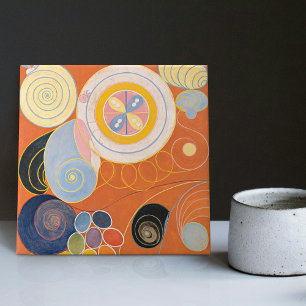 Hilma Af Klint YOUTH The Ten Largest No. 3 Ceramic Tile