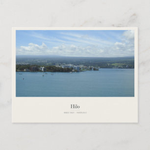 Hilo Bay and the Green Hawaiian Shore Postcard