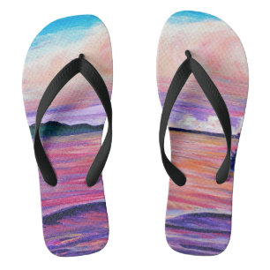 Hilo Bay Sunset Slippers Thongs