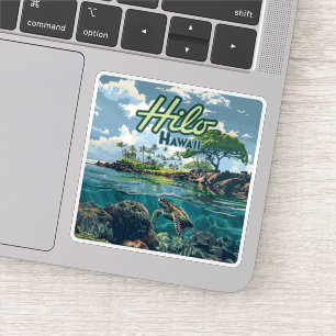 Hilo Hawaii Big Island Turtle Beach Vintage