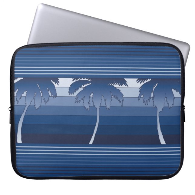 Hilo Hawaiian Palms Neoprene Wetsuit Laptop Sleeve (Front)