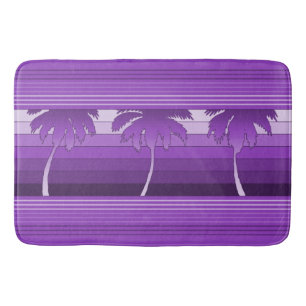Hilo Hawaiian Palms Striped Bath Mat