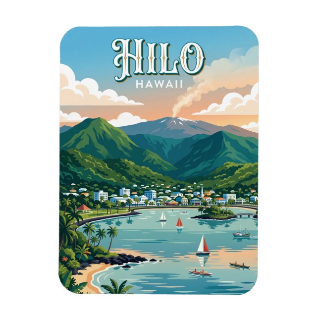 Hilo USA Magnet (Vertical)