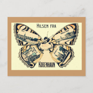 Hilsen Fra Kobenhavn - Greetings from Copenhagen Postcard