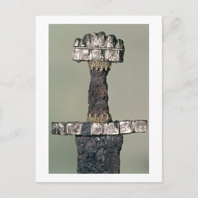 Hilt of a Viking sword found at Hedeby, Denmark, 9 Postcard (Front)