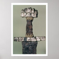 Hilt of a Viking sword found at Hedeby, Denmark, 9