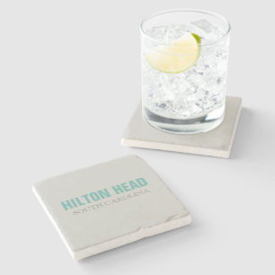 Hilton Head Beach Style Stone Coaster
