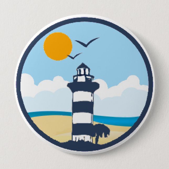 Hilton Head Island. 10 Cm Round Badge (Front)