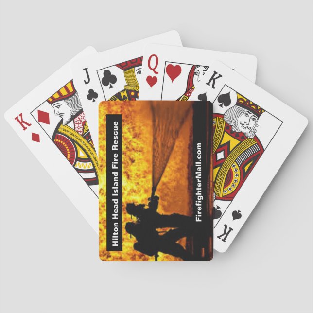 Hilton Head Island Fire Rescue Playing Cards (Back)