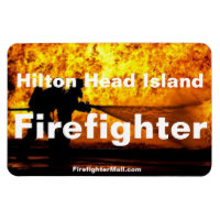Hilton Head Island Firefighter Flames Flexible