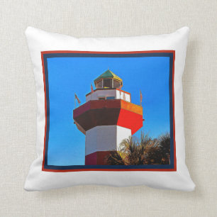 Hilton Head Island Harbour Town Lighthouse Cushion