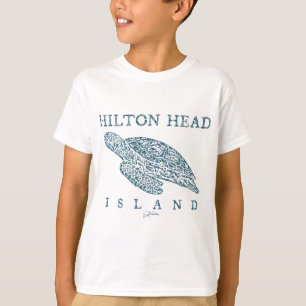 Hilton Head Island, SC, Gliding Sea Turtle T-Shirt
