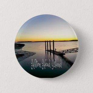 Hilton Head Island South Carolina 6 Cm Round Badge