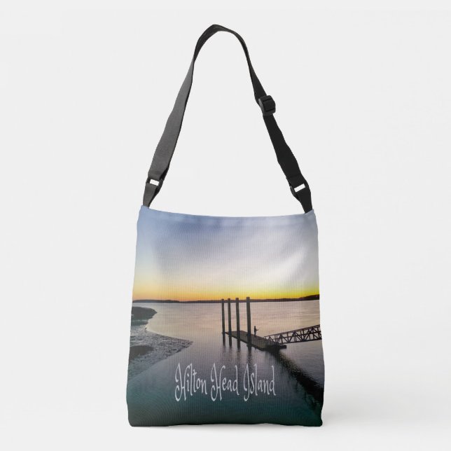 Hilton Head Island South Carolina Crossbody Bag (Back)