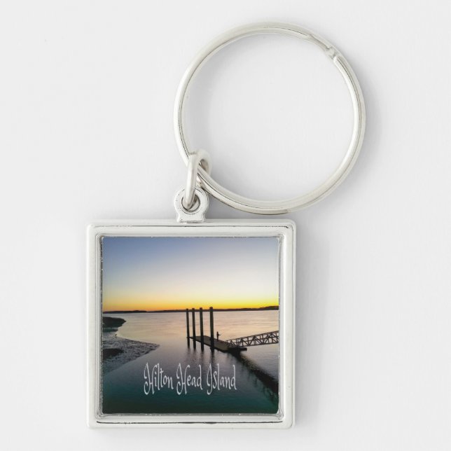 Hilton Head Island South Carolina Key Ring (Front)
