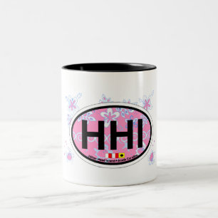 Hilton Head Island. Two-Tone Coffee Mug