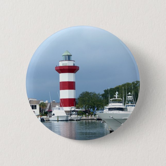 Hilton Head Lighthouse 6 Cm Round Badge (Front)