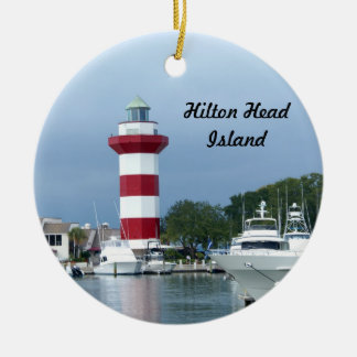 Hilton Head Lighthouse Ceramic Tree Decoration