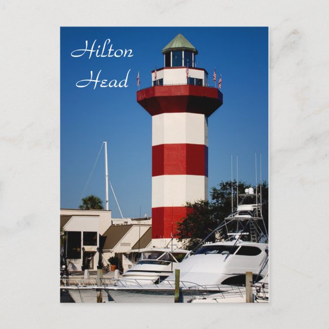 Hilton Head, SC  Harbour Town Lighthouse Postcard (Front)