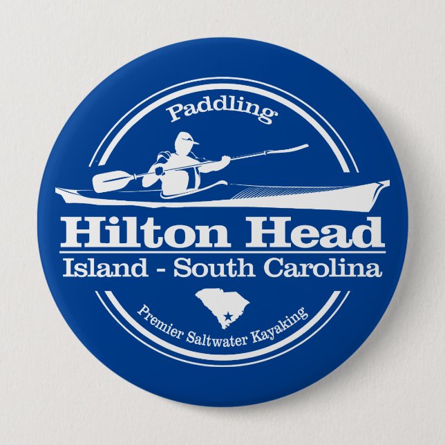 Hilton Head (SK) 10 Cm Round Badge (Front)