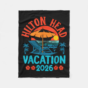Hilton Head South Carolina 2026 Family Vacation Be Fleece Blanket
