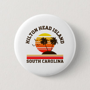 Hilton Head South Carolina 6 Cm Round Badge