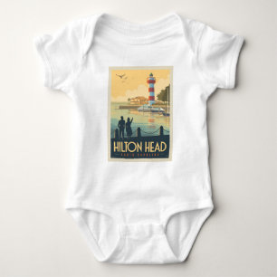 Hilton Head   South Carolina Baby Bodysuit