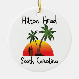 Hilton Head South Carolina Ceramic Tree Decoration