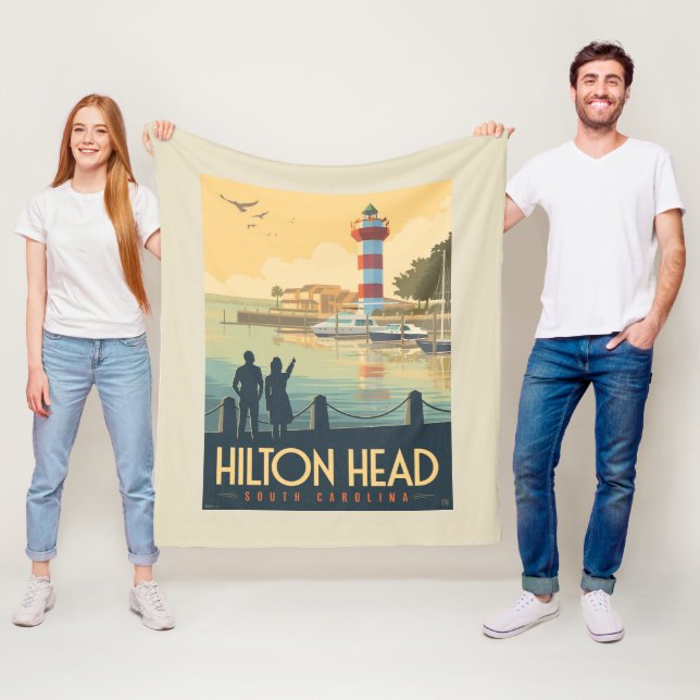 Hilton Head | South Carolina Fleece Blanket (In Situ)