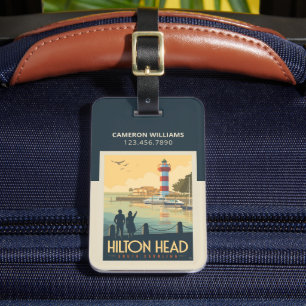 Hilton Head   South Carolina Luggage Tag