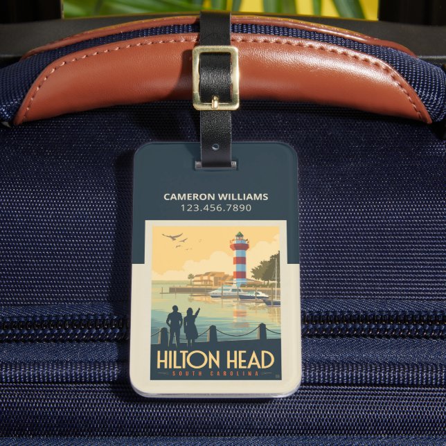 Hilton Head | South Carolina Luggage Tag (Front Insitu 2)