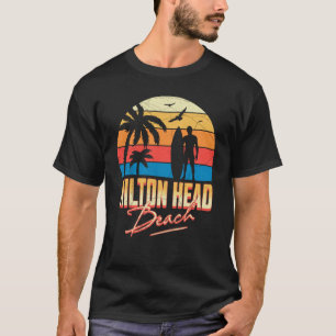 Hilton Head South Carolina Surfing Surf Summer Vac T-Shirt