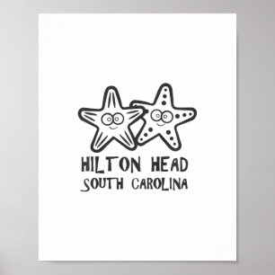 Hilton Head South Carolina Vacation Girls Boys Poster