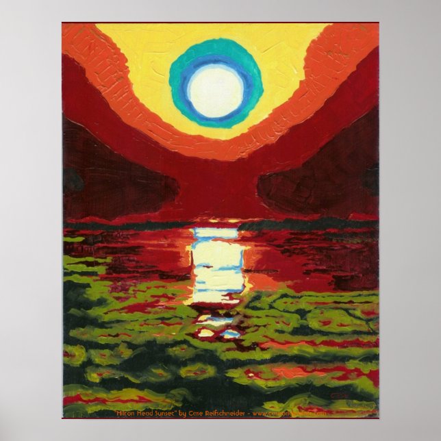 Hilton Head Sunset Poster (Front)