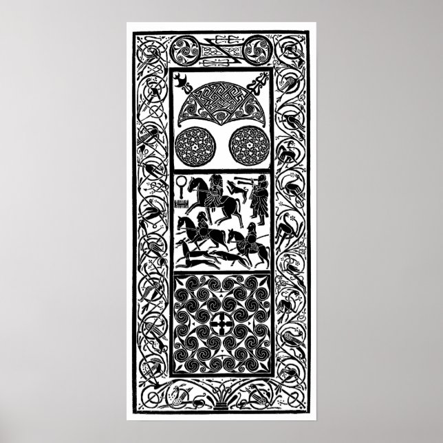 Hilton Of Cadboll stone Poster (Front)