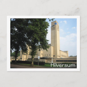 Hilversum town hall postcard