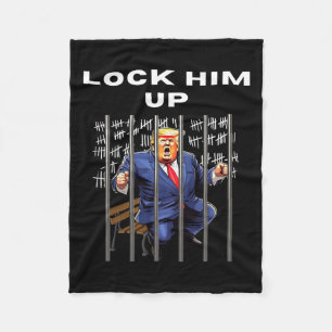 Him Up Anti-trump Fleece Blanket