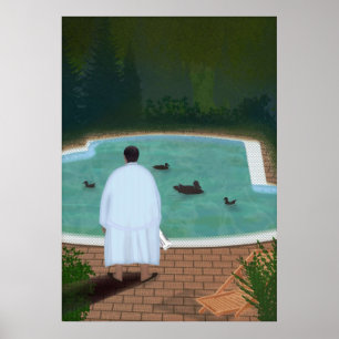 Him with those ducks poster